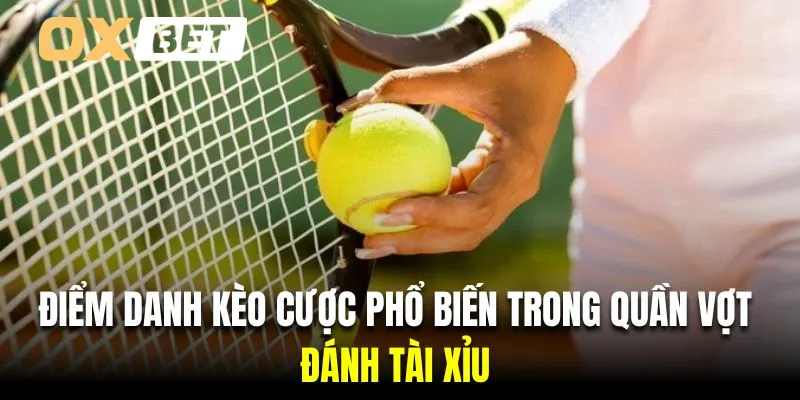 Tài xỉu trong quần vợt là cửa cược có cách chơi đơn giản nhất